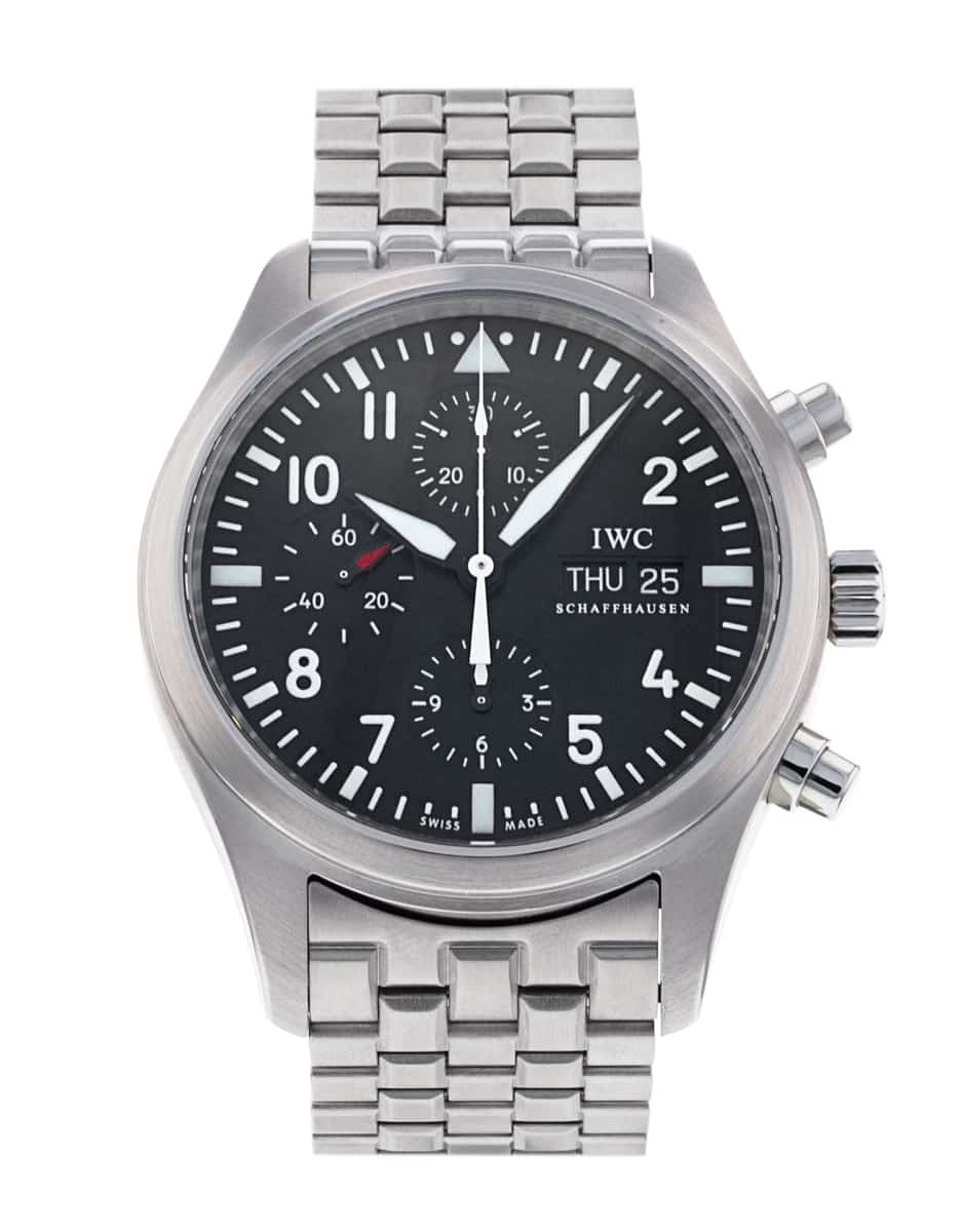 Pre Owned IWC Pilot s Chrono IW371704 Watch Watchfinder Co